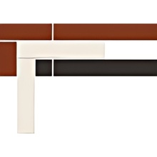 Metlah.Store Border М6121/6321/7121-У №3 на сетке, угловой элемент Бордюр 7,6x23 см, Россия - фото 1 - фото 1