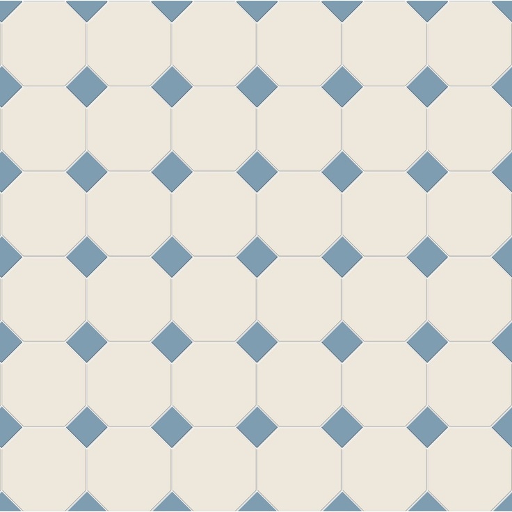 Metlah.Store York M7131/6602 Белый голубой Керамогранит 30,5x30,5 см, Россия, под мозаику - фото 1