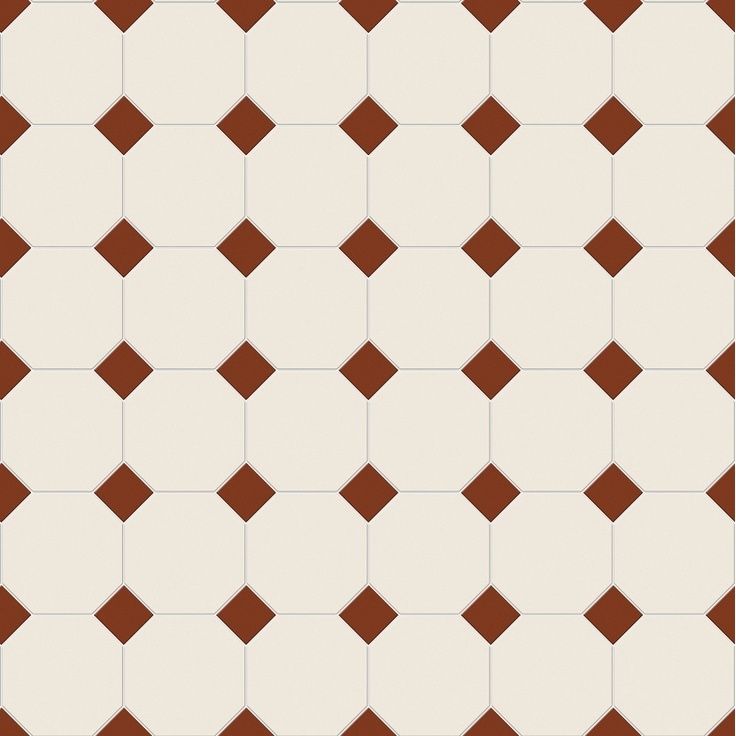 Metlah.Store York M7131/6102 Белый красный Керамогранит 30,5x30,5 см, Россия, под мозаику - фото 1