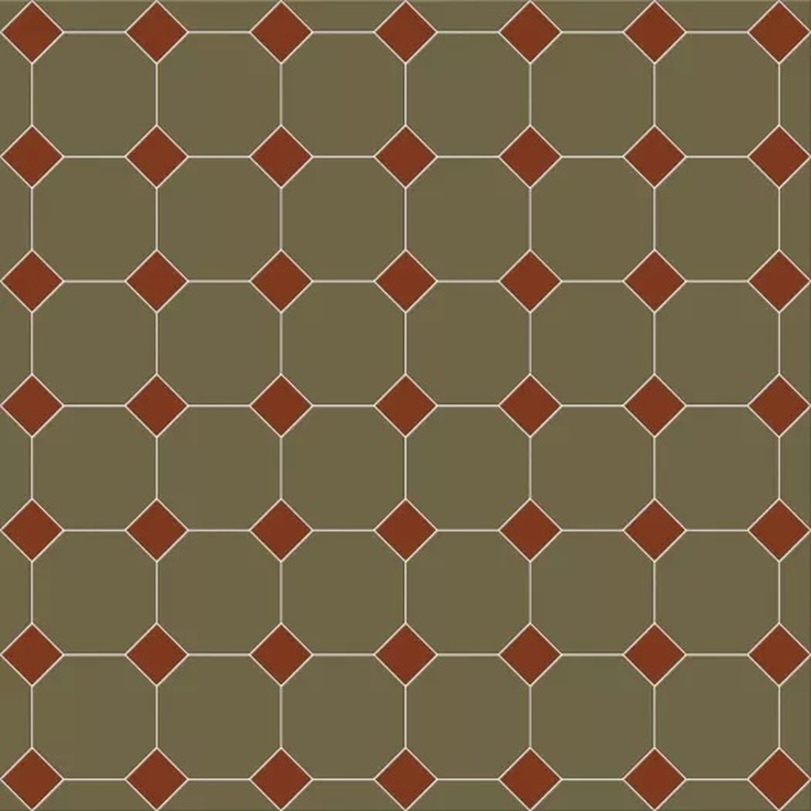 Metlah.Store York M6731/6102 Зеленый красный Керамогранит 30,5x30,5 см, Россия, под мозаику - фото 1