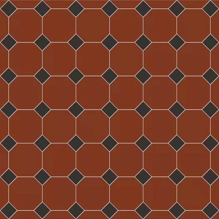 Metlah.Store York M6131/6302 Красный черный Керамогранит 30,5x30,5 см, Россия, под мозаику - фото 1