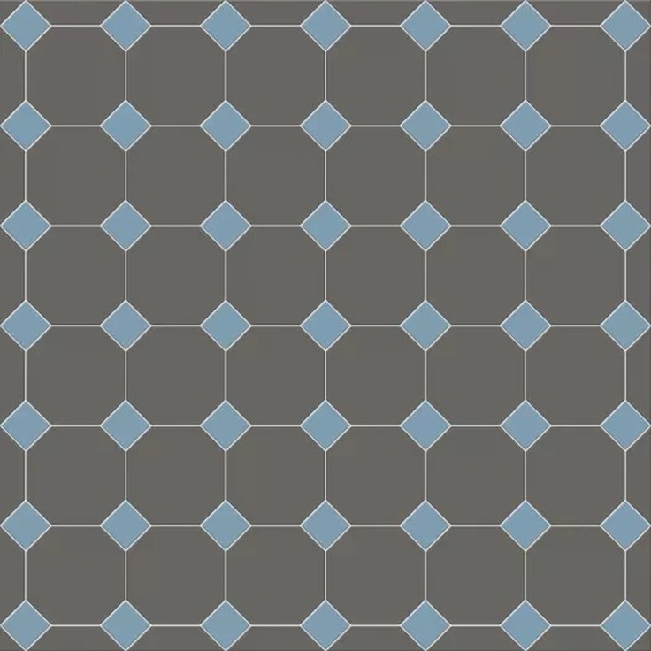 Metlah.Store York M6831/6602 Темно-серый голубой Керамогранит 30,5x30,5 см, Россия, под мозаику - фото 1