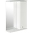 Mixline Норд 528386 Белый R 55 Шкаф-зеркало 19x55x70 см, Россия - фото 1