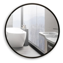 Mixline Ренуар 550411 Чёрный 55 Зеркало 77x77 см, Россия - фото 1 - фото 1