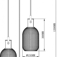 Moderli Alina V2802-3P Светильник Италия - фото 1 - фото 3