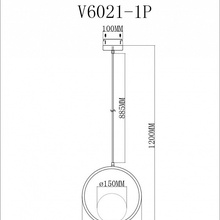 Moderli Barocco V6021-1P Светильник 25x10x25 см, Италия - фото 1 - фото 4