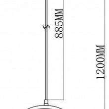 Moderli Barocco V11577-1P Потолочный светильник 25x15x127 см, Италия - фото 1 - фото 4