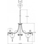 Moderli Fettel V2510-5P Люстра подвесная Италия - фото 2