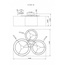 Moderli Massa V11397-3C Люстра потолочная 66x54x25 см, Италия - фото 5