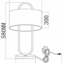 Moderli Palma V11599-1T Настольная лампа декоративная Италия - фото 1 - фото 3