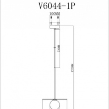 Moderli Scrumbel V6044-1P Светильник Италия - фото 1 - фото 3