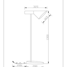 Moderli Turin V10474-1F Торшер 28x130 см, Италия - фото 1 - фото 4