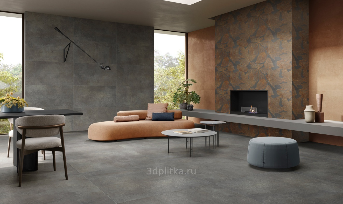 Monocibec Ceramiche Gamut 60x60, керамогранит, Италия, под бетон  - фото интерьера 1
