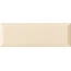 Monopole Ceramica Gourmet Crema Brillo Bisel Настенная плитка 10x30 см, Испания, под камень  - фото 1