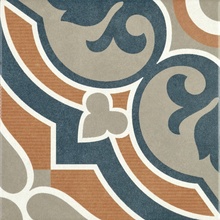 Motto Levels N100074 Cobalt Decor 3006 Керамогранит 20x20 см, Индия - фото 1 - фото 1