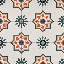 Motto Levels N100084 White Decor 1019 Керамогранит 20x20 см, Индия - фото 1 - фото 2