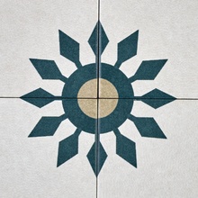 Motto Levels N100084 White Decor 1019 Керамогранит 20x20 см, Индия - фото 1 - фото 4