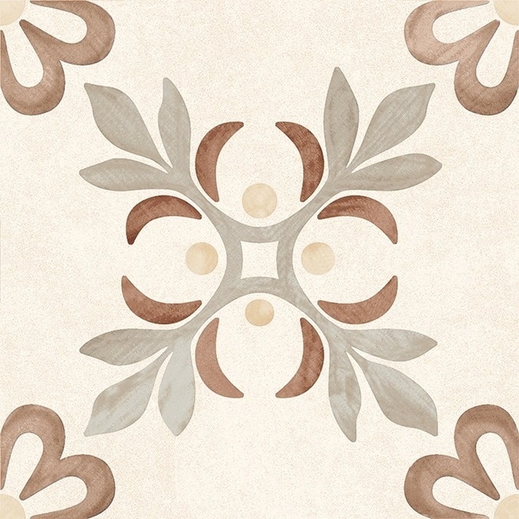 Motto Velvet N100200 Clay Decor 4 Керамогранит 20x20 см, Индия - фото 1 Motto Velvet N100200 Clay Decor 4 Керамогранит 20x20 см, Индия - фото 1