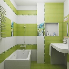 Муза-Керамика Waterfall mountains 20x30 см - фото интерьера 1 - фото 1