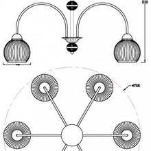 MyFar Flora MR2271-6С Люстра Россия - фото 1 - фото 4