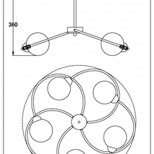 MyFar Leticia MR2251-5C Люстра Россия - фото 1 - фото 4