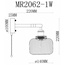 MyFar Natalie MR2062-1W Бра 14x22 см, Россия - фото 8