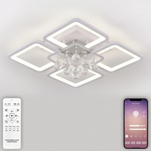 Natali Kovaltseva Cascade LED LAMPS 81157 Люстра потолочная 50x50x8 см, Германия - фото 1 - фото 4