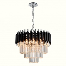 Natali Kovaltseva DARIAN DARIAN 76017/5C CHROME BLACK Люстра подвесная Германия - фото 1 - фото 3