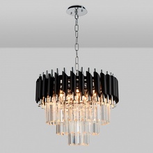 Natali Kovaltseva DARIAN DARIAN 76017/5C CHROME BLACK Люстра подвесная Германия - фото 1 - фото 4