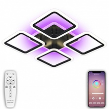 Natali Kovaltseva HIGH-TECH LED LAMPS HIGH-TECH LED LAMPS 82004 BLACK Люстра потолочная Германия - фото 1 - фото 3