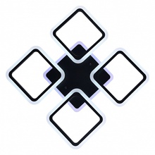 Natali Kovaltseva HIGH-TECH LED LAMPS HIGH-TECH LED LAMPS 82004 BLACK Люстра потолочная Германия - фото 1 - фото 2