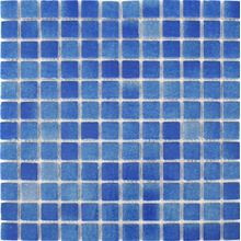 Natural Steppa STP-BL019 Blue Мозаика 31,5x31,5 см, для ванной, стиль: современный, цвет: синий, Китай, под мозаику - фото 1 - фото 1
