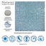 Natural Steppa STP-BL008-10L UZ Голубая глянцевая Мозаика 30x30 см, Китай, под мозаику - фото 5