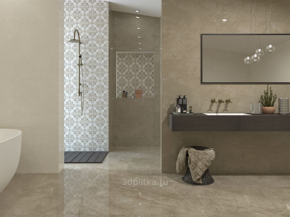 Navarti Reness 60,8x60,8 см, керамогранит, Испания, под камень  - фото интерьера 1