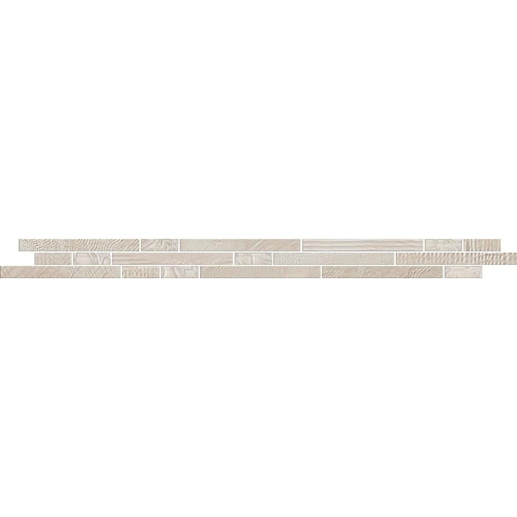 Naxos Le Marais 75093 Listello Vitra Ecru Бордюр 5x60,5 см, Италия, под бетон  - фото 1