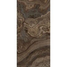Naxos Rhapsody 117425 Brown Wave Lev. Ret. Керамогранит 60x120 см, для ванной, стиль: современный, цвет: коричневый, Италия, под мрамор - фото 1 - фото 1