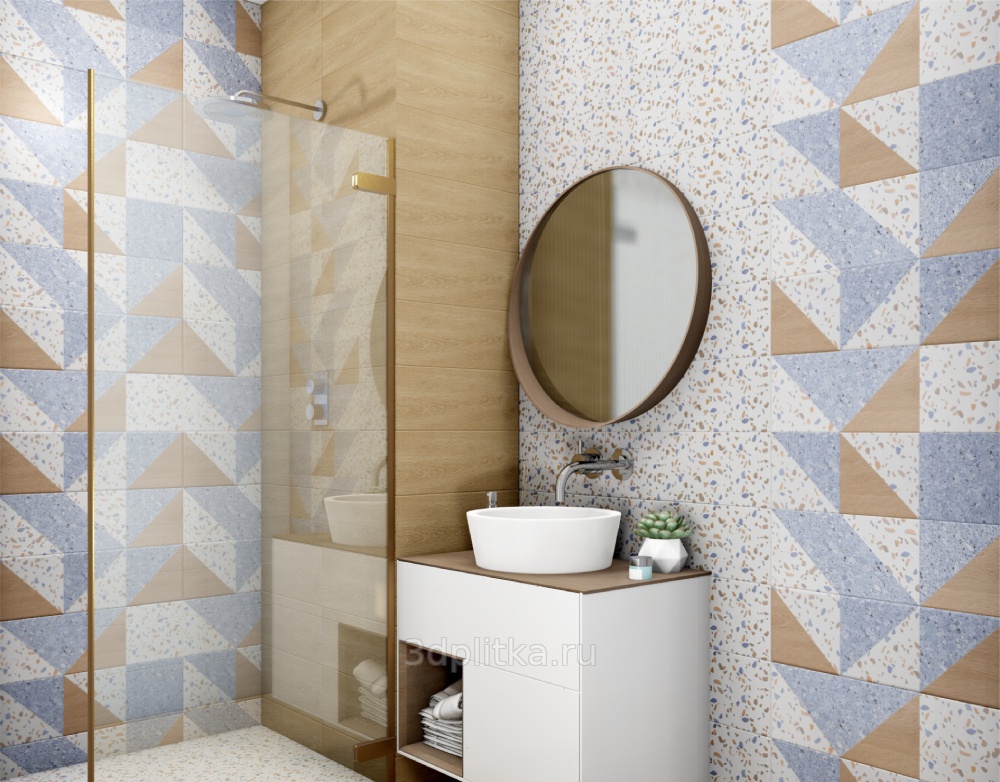 00-00-5-17-00-01-3004 Террацио 🏆 Белая 20x60 настенная плитка от Нефрит ...