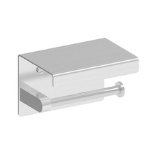 Nemo NM-C01055BN с полочкой, подвесной, цвет: брашированный никель Держатель туалетной бумаги 10x14x9,5 см, Китай - фото 1 - фото 1
