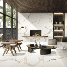 Керамогранит soft marble 60x60 серый в интерьере