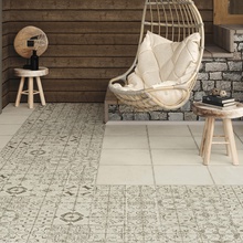 New Trend Laberta Beige 41x41 см, для ванной, керамогранит, стиль: винтаж, цвет: бежевый, Россия, под камень , матовая - фото интерьера 1 - фото 2