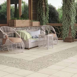 New Trend Laberta Beige 41x41 см, для ванной, керамогранит, стиль: винтаж, цвет: бежевый, Россия, под камень , матовая - фото интерьера 1 - фото 1