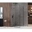 New Trendy Avexa Black EXK-1566 Душевой уголок 100x80x200 см, Польша - фото 2