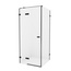 New Trendy Avexa Black EXK-1566 Душевой уголок 100x80x200 см, Польша - фото 1