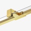 New Trendy Avexa Gold EXK-7019 Душевое ограждение 140x200 см, Польша - фото 4