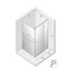 New Trendy Avexa Gold EXK-3040 Душевой уголок Польша - фото 7