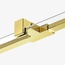 New Trendy Avexa Gold EXK-1650 Душевой уголок 100x80x200 см, Польша - фото 5