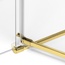 New Trendy Avexa Gold EXK-2133 Душевой уголок 100x90x200 см, Польша - фото 5