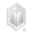 New Trendy Avexa White EXK-2727 Душевой уголок Польша - фото 7
