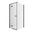 New Trendy Reflexa Black EXK-4966 Душевой уголок 100x120x200 см, Польша - фото 1
