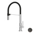 Newform Maki 71850.57.064 Для кухни Brushed gun metal/Matt black Смеситель для кухонной мойки, Италия - фото 1